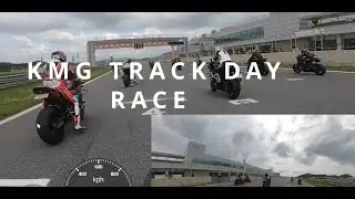Touring S1000xr vs Sportsbikes track race