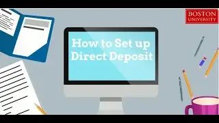 Setting up Direct Deposit