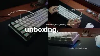 game vlog🎮 + unboxing AULA F3261 new budget gaming keyboard & review + AC Unity gameplay