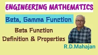 Beta function definition & properties  I Beta , Gamma Function I Engineering Mathematics