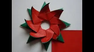 Origami -  Candle holder ( table decoration) - Ideas for Easter. Подставка под свечу