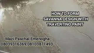 КАК СОЗДАТЬ ДИЗАЙН В СТИЛЕ САВАННЫ С ПОМОЩЬЮ КРАСКИ TRAVERTINO
