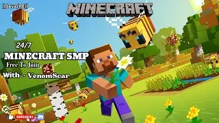 🔴 24/7 Minecraft PUBLIC SMP LIVE (S17DAY1) || JAVA+BEDROCK/PE || #minecraft #minecraftsmp #smp