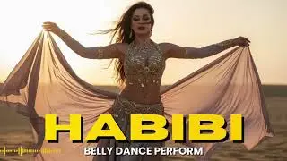 Arabic EDM Fusion Belly Dance Performance 💃 | Viral Habibi Remix