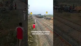 Chasing the horizon, one track at a time #railway #train #foryou