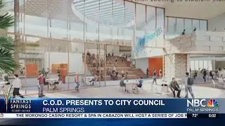 College of the Desert Presents to Palm Springs City Council