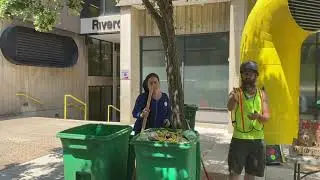 Big Reuse Compost Bike Tour Learns About Roosevelt Island Haki Food Scrap Drop Off Site