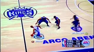 NBA Live 2004 - Magic vs Kings - GameCube Gameplay
