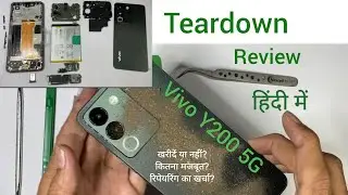 Vivo Y200 disassembly review teardown  display change #vivo #vivoy2005g vivo Y200 5g disassembly