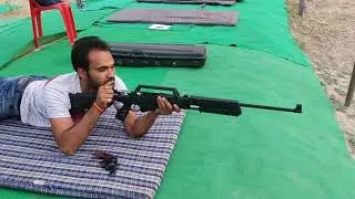 Rifle Shooting On Target. 315 bore