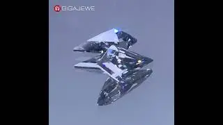 Kite cut moissanite for jewelry making