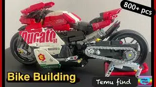 Bike Building Kit from Temu || 800 pcs Bricks Set  #DIY #temu 