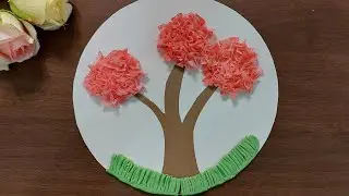 DIY flower with face mask/ creative mask and clay crafts for kids