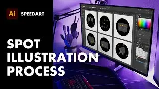 Spot illustration for Bagira Systems - speed art