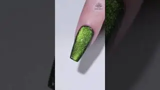 Green Double Lights Cat Eye Nails| BORN PRETTY