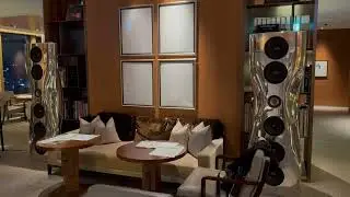 신라호텔 라운지 KEF Muon 국내 최초 시연회 리허설