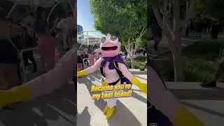 National BFF Day w/ @PapaKooma #smilingfriends #charlie #pim #majinbuu #dbz #con #cosplay #fanime