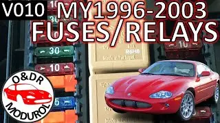 Jaguar XK8 Fuse Box Guide: Where Are All The Fuses? Fuses and relay locations. Modurol V10. XKR X100