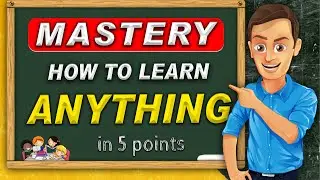 5 Point Formula to MASTER Learning Anything | animated book summary | book briefs |