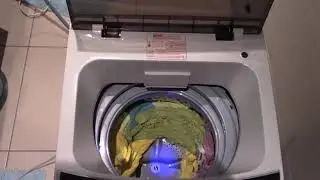 Chigo 3.8kg mini washer - Programme 1 (Cottons) with hot water (750 RPM)
