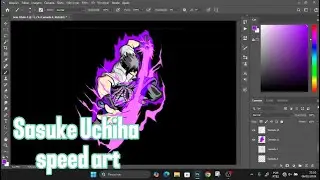 Uchiha Sasuke speed art