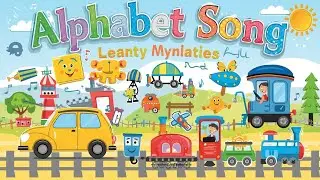 ABC Song with Vehicles 🚗 | Alphabet Song for Kids /Learn ABC with Cars,Bus,Train & More Kids Cartoon