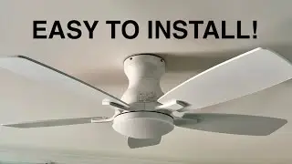 Ceiling Fan Install | Replace Light Fixture Step-by-Step