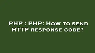 PHP : PHP: How to send HTTP response code?