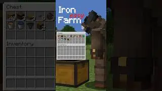 Easiest IRON FARM #minecraft #minecrafttutorial #ironfarm #granjadehierro  #granjasminecraft