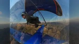Sandia Sunset Flight with Gilles on his Wills Wing Sport 3 135 and my Moyes RX 3.5 