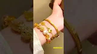 modern gold bracelet design 2025 #bracelet #jewellery #gold #jewelry #shortsfeed #1gramgold #fashion