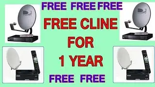 How to activate 1 Year free Cline in satellite receiver