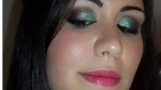 Look AguaMarina y Granate