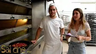 Focaccia Barese Preparazione, spiega il fornaio Lorenzo Mancini di Castellana Grotte (Ba)