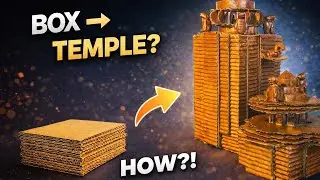 DIY Lingaraj Temple Craft | Detailed Tutorial for School Project & Exhibitions #diy #lingrajtemple 