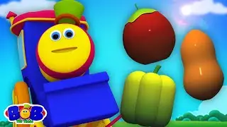Kereta sayur bob + lagu edukatif untuk anak oleh Kids Tv