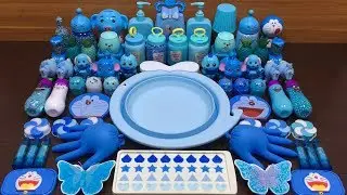 BLUE SLIME | Mixing Random Things into Slime | Satisfying Videos #108