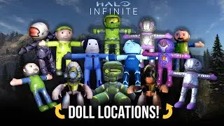 13 HIDDEN DOLL LOCATIONS in Halo Infinite Campaign! Halo Infinite Secrets Part 6