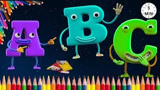 Fun & FAST ABC Song for Toddlers 🎵 Learn A to Z Alphabet Phonics for Kids