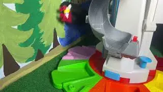 Best Toy Learning Video - Count how many RUBBLE&rsquo;S are coming down the Slider from the PAW PATROL