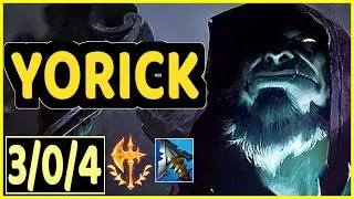 YORICK VS VAYNE - 3/0/4 KDA TOP GAMEPLAY