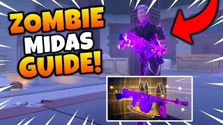 Fortnite ZOMBIE MIDAS BOSS Location + Mythic Drum Gun Shadow Gameplay (+ Vault Location)