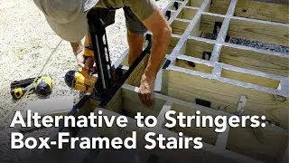 Stacked Boxes for Deck Stairs: An Alternative to Stringers