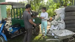Highland Girl Shows Calm Skill Restoring and Maintaining Old Motorcycle Engines Back to Smooth Power