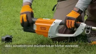 03 Heckenschneider Akku  Ger&auml;t starten HLA 65