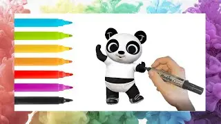 🌈☀️Aprende a Dibujar y Colorear ☀️🌈 Pando