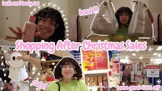 Shopping the After Christmas Sales: bath and body works semi-annual sale haul + homegoods haul