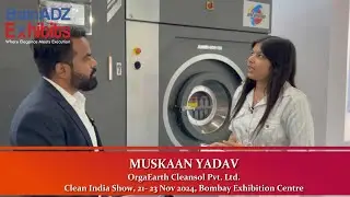 OrgaEarth Cleansol Booth at Clean India Show 2024 | Insights with Sumit Jaiswal & Muskan Yadav