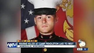 Marine Killed at Camp Pendleton laid to rest