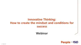 Innovative thinking